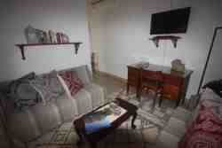 Living area with television