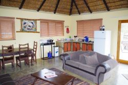 The interior of Guineafowl cottage