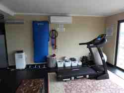 Gym and exercise with a view