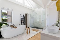Master bedroom with ensuite bathroom