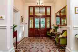 View from the Reception Desk towards the Main Entrance