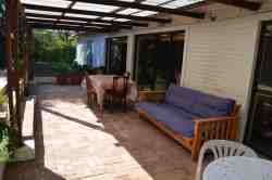Outside area with pool