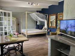 Petrol Blue Room.
