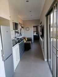 Open plan view inside the apartment
