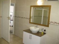 The basin for the main house bathroom 