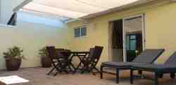 Cottage Chardonnay - Terrace with a big awning