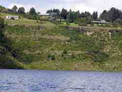 View of the property while canoeing on the dam