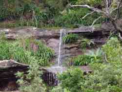 Seasonal waterfall