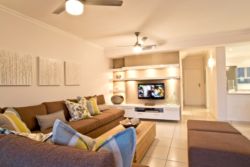 The lounge area