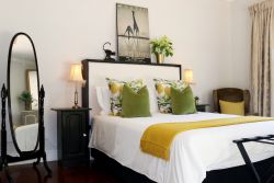 Petunia Place bed and full length mirror