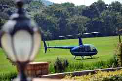 Helipad available