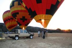 Hot Air Ballooning from our lawns