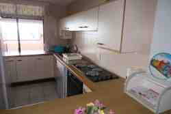 Fully equipped kitchen with fridge/freezer, microwave, stove and oven and dishwasher
