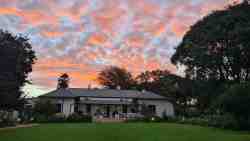 View of Main House restaurant on the farm.