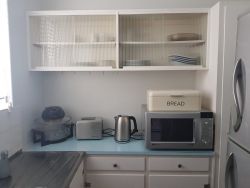 Kitchen, with Microwave, Air fryer, Kettle and Toaster