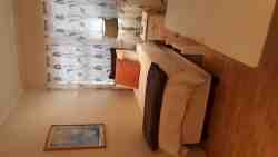 The second bedroom with desk/dressing table is ideal for older children or single guests