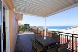 Greta's Private wooden deck & view