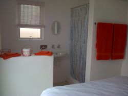 en-suite shower and toilet in main bedroom
