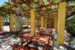 Pergola @ restaurant.