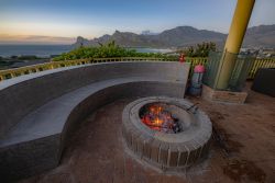 Outside braai on patio