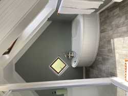Mountain Suite main ensuite bathroom with bath and shower