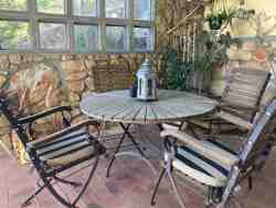 Studio covered patio