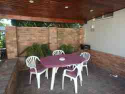 PORTABLE BRAAI AND SWIMMING POOL SEATING.
