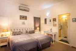 Flat at the back - sleeps 2
Wooden deck