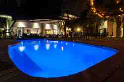 Pool at night