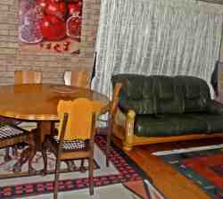Anki's open plan kitchen, lounge and dining room