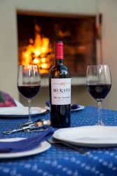 Enjoy a glass of wine in privacy
