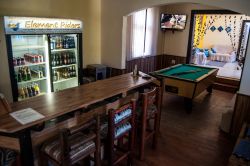 Our shared entertainment area with pool table and full DSTV.