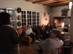 Farm house fire place