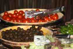 Food served at Emdoneni Lodge