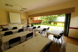 We also have a Conference venue with an overhead projector that can cater for up to 18 people in U-Shape, Classsoom style and Cinema style