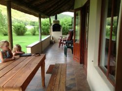 Willow Lodge's stoep...