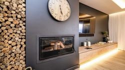 Indoor fireplace