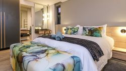 Fourth bedroom with sea views and ensuite with shower
