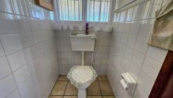 Toilet in Shower Bathroom