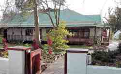 Private entrance and patio to en suite rooms #1 to #4