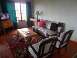 Spacious lounge with sleeper couch for that extra body!