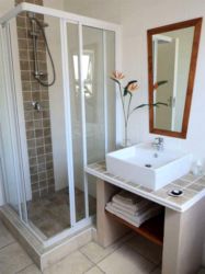 One of the bathrooms