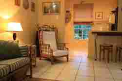 Hein's Cottage open plan kitchen/lounge/dining