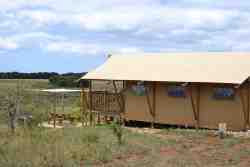The tent with it's view