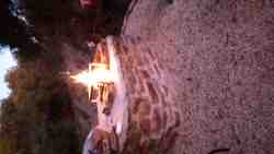 Outside