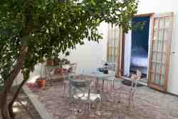 Flat patio with braai