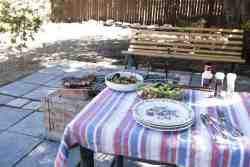 Main house braai area
