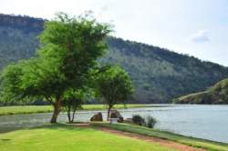 Fishermen's corner, view from entertainment area