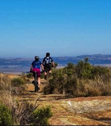 Cycling on MTB trails