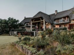 Mountain Facing Front of Inkungu Lodge Boutique Hotel